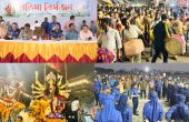 নারায়ণগঞ্জে প্রতিমা বিসর্জনে শেষ হলো দুর্গোৎসব